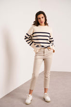 将图片加载到图库查看器,Oraije  Beige Straight Cut Chinos Claire