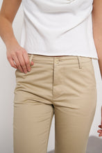 将图片加载到图库查看器,Oraije Taupe Straight Cut Chinos Claire