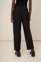 Cargar imagen en el visor de la galería, Oraije Straight Flowy Cut Pants Stanley Black