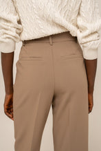 将图片加载到图库查看器,Oraije Straight Flowy Cut Pants Stanley Taupe