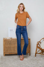 将图片加载到图库查看器,R.Display Flared Jeans with Buttons closure