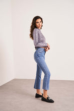 Cargar imagen en el visor de la galería, Oraije Wide-Leg Cropped Denim Jeans