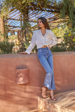 Charger l'image dans la galerie, Oraije Cropped Wide-Leg Denim High Waist Jeans Estelle