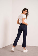 将图片加载到图库查看器,Oraije Cropped Wide-Leg Denim Buttoned Jeans
