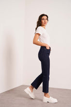 将图片加载到图库查看器,Oraije Cropped Wide-Leg Denim Buttoned Jeans