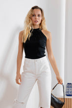 Load image into Gallery viewer, Cindy.h  Wide-Leg Ripped Denim Jeans