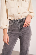 Cargar imagen en el visor de la galería, Oraije Straight High-Waist Jeans