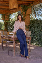将图片加载到图库查看器,Oraije Wide-Leg High Waist Denim Jeans