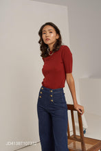Load image into Gallery viewer, Oraije Wide-Leg High Waist Jeans Victorine