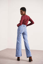 Load image into Gallery viewer, Oraije Wide Legged Denim Jeans with Belt Fiona