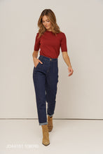 将图片加载到图库查看器,Oraije Mom Fit Denim Jeans Archie