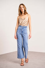 将图片加载到图库查看器,Oraije High Waist Wide-Leg Denim Jeans Florine