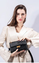Load image into Gallery viewer, Small Goat Leather Women Shoulder Handbag with Chain Strap