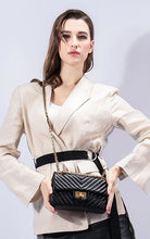 Load image into Gallery viewer, Small Goat Leather Women Shoulder Handbag with Chain Strap