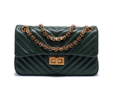 Load image into Gallery viewer, Small Goat Leather Women Shoulder Handbag with Chain Strap