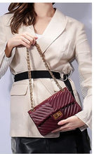 Load image into Gallery viewer, Small Goat Leather Women Shoulder Handbag with Chain Strap