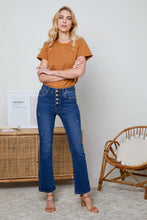 Load image into Gallery viewer, R.Display Flared Jeans with Buttons closure

