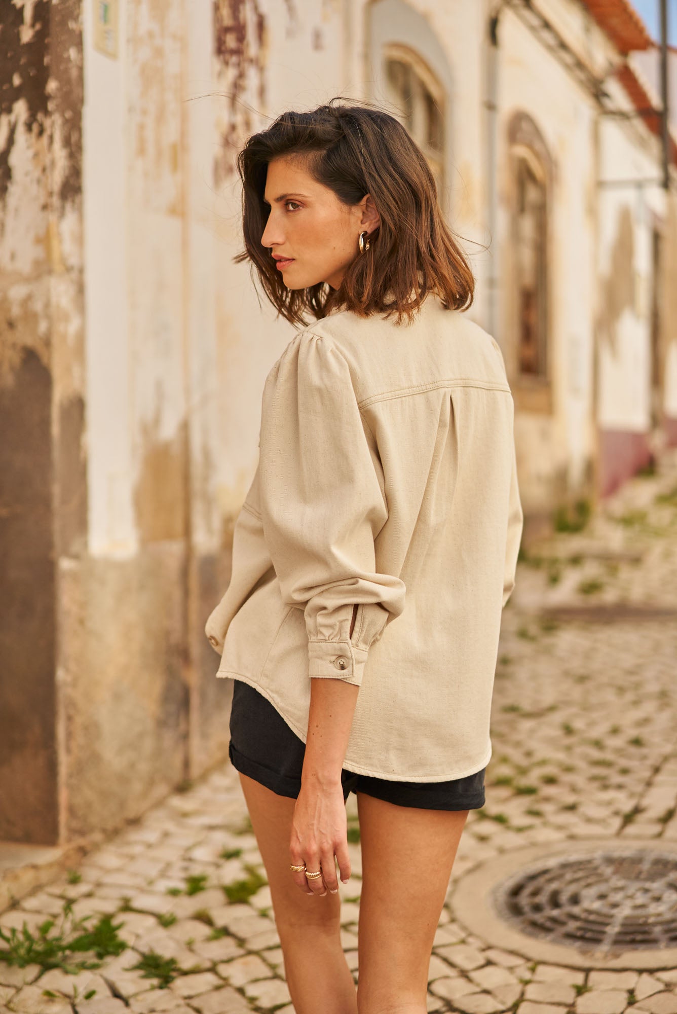 Oraije Ladies Denim Shirt – Isha-Global