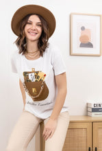 Charger l&#39;image dans la galerie, Round Neck  Oversize Printed Cotton T-shirt
